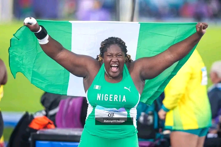 Jessica Oji fires Nigeria to historic world junior field event gold