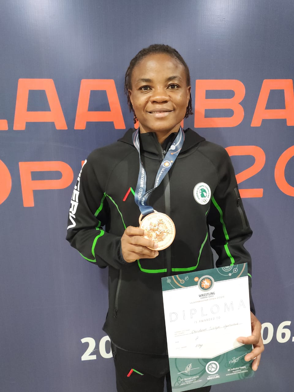 Christianah Ogunsanya wins Nigeria's first medal at World Wrestling rankings series in Mongolia
