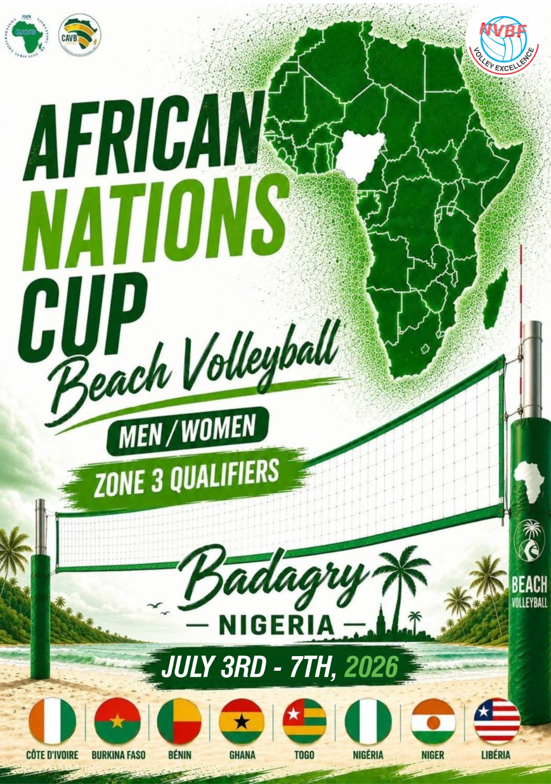 Badagry gears up for West Africa's beach volleyball showpiece