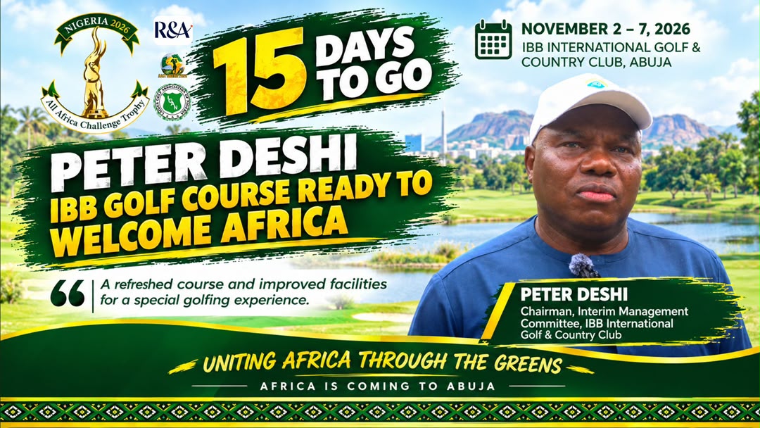AACT 2026: Peter Deshi assures golfers of special experience at IBB Golf Club as countdown hits 15 days